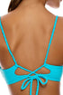Luli Fama Beach Fuzz Scoop Neck Cut Out Top
